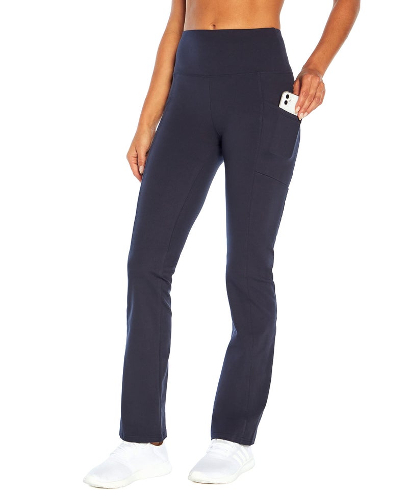 Marika Women's Eclipse Tummy Control Bootleg Pant, Midnight Blue, Large - Image 1